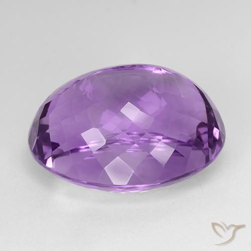9,17 ctw natürlicher Mittelviolettes Violett Amethyst, Oval, IF