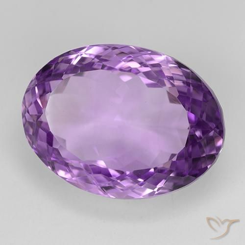 9,17 ctw natürlicher Mittelviolettes Violett Amethyst, Oval, IF