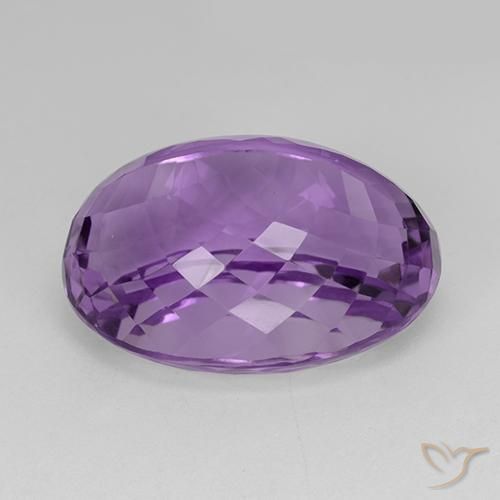 9,17 ctw natürlicher Mittelviolettes Violett Amethyst, Oval, IF