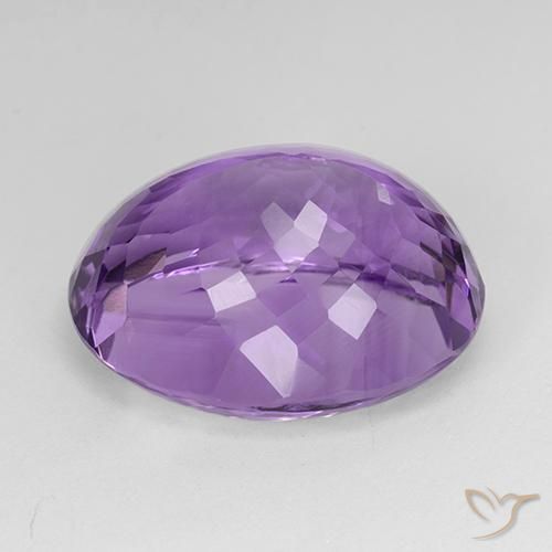 9,17 ctw natürlicher Tiefviolettes Violett Amethyst, Oval, IF
