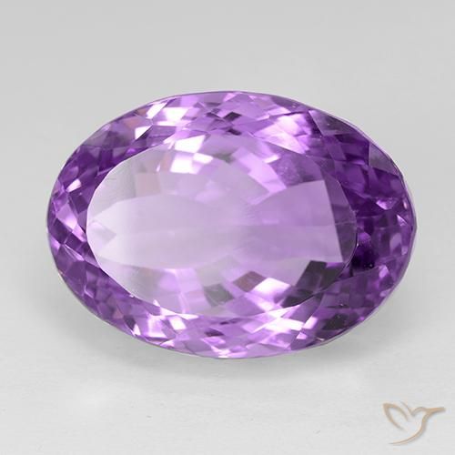9,17 ctw natürlicher tiefrosa-violett Amethyst, Oval, IF