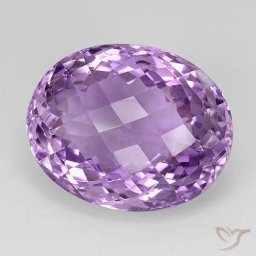 9,17 ctw natürlicher Rosaig-violett Amethyst, Oval, VVS