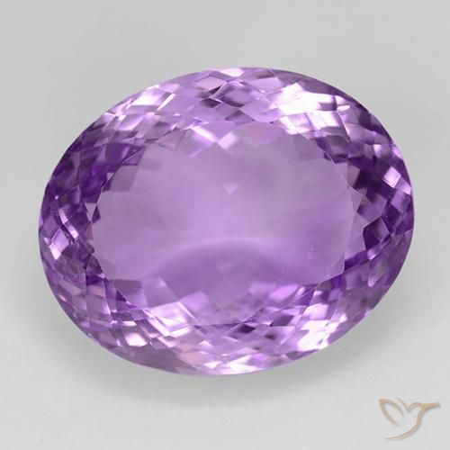 33.65ct Natürlicher Lilaisch-violett Amethyst, Oval, VVS