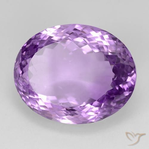 9,17 ctw natürlicher Lilaisch-violett Amethyst, Oval, VVS