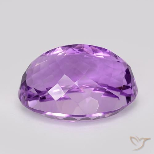 9,17 ctw natürlicher Rosaig-violett Amethyst, Oval, VVS
