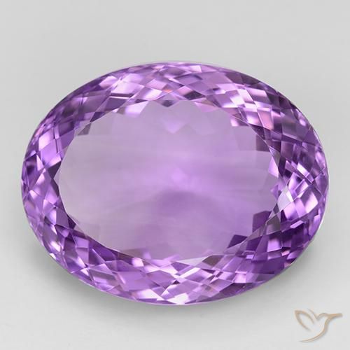 9,17 ctw natürlicher Mittelviolettes Violett Amethyst, Oval, IF