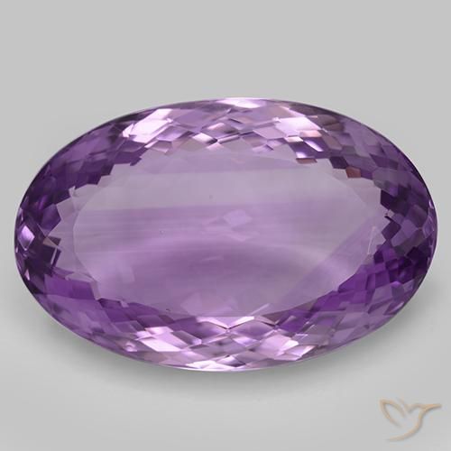 33.63ct Natürlicher Mittelviolett Amethyst, Oval, IF