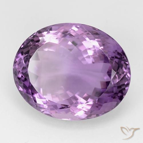9,17 ctw natürlicher Rosaig-violett Amethyst, Oval, IF