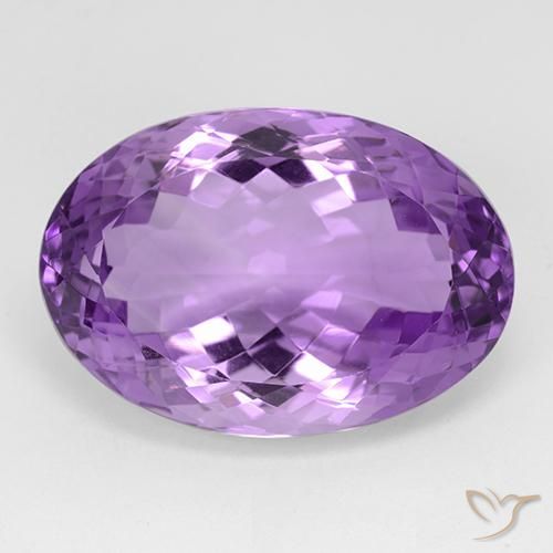 29.48ct Natürlicher Lilaisch-violett Amethyst, Oval, VVS