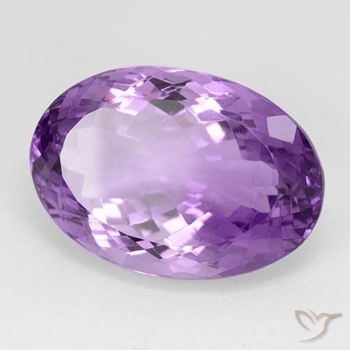 9,17 ctw natürlicher Lilaisch-violett Amethyst, Oval, VVS