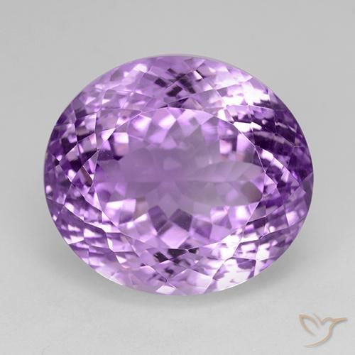 30.39ct Natürlicher Lilaisch-violett Amethyst, Oval, VVS