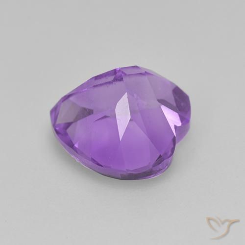 9,17 ctw natürlicher Lebhaftes Violett Amethyst, Herz, VS