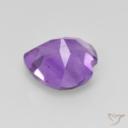 9,17 ctw natürlicher Intensives Violett Amethyst, Herz, VS