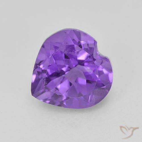 1.79ct Natürlicher Mittelviolett Amethyst, Herz, VS