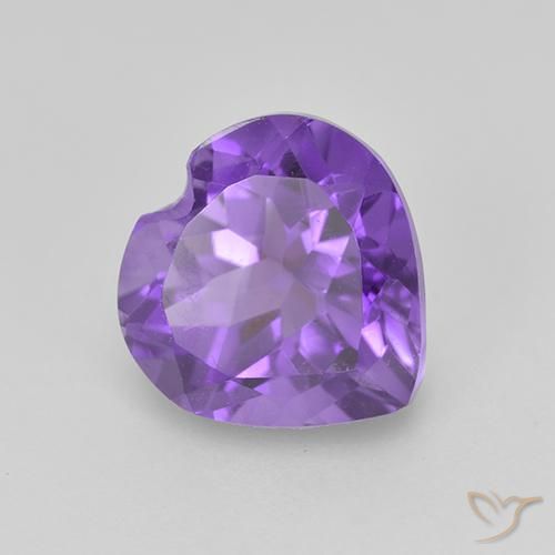 9,17 ctw natürlicher Mittelviolett Amethyst, Herz, VS
