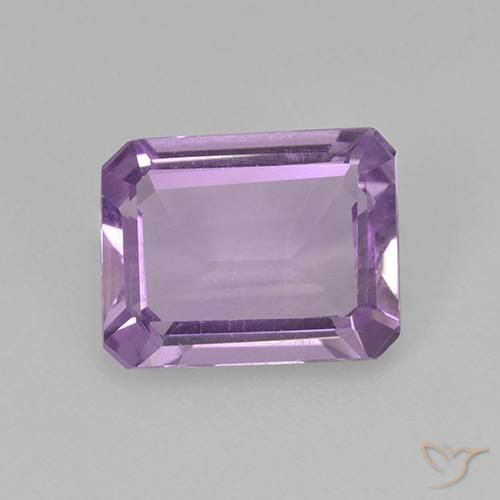 9,17 ctw natürlicher Hellrosa Violett Amethyst, Oktagonschliff, VS