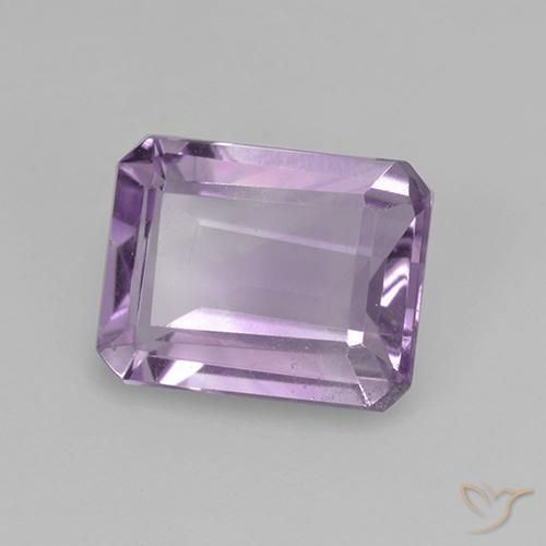 9,17 ctw natürlicher Mittel-helles Violett Amethyst, Oktagonschliff, VS