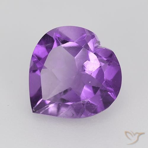 9,17 ctw natürlicher Intensives Violett Amethyst, Herz, VS