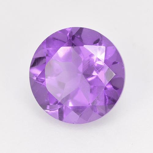 9,17 ctw natürlicher Lebhaftes Violett Amethyst, Rund Schliff, VVS-VS