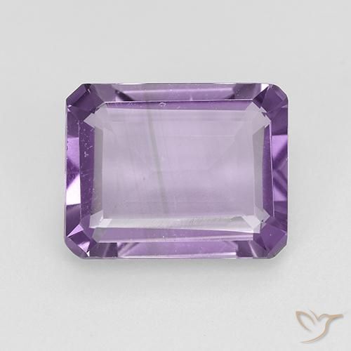 1.91ct Natürlicher Mittelviolett Amethyst, Smaragdschliff, VVS