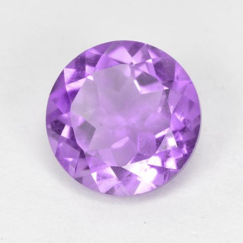 9,17 ctw natürlicher Purpurviolett Amethyst, Rund Schliff, VS