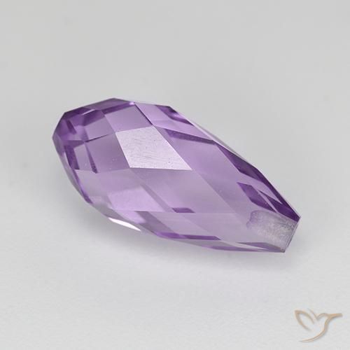 9,17 ctw natürlicher tiefviolett Amethyst, Briolette, VS