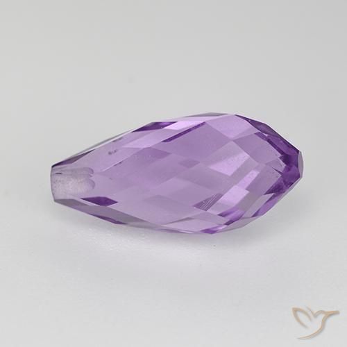 9,17 ctw natürlicher tiefviolett Amethyst, Briolette, VS