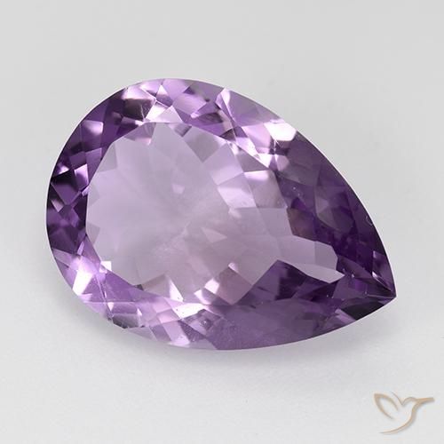 9,17 ctw natürlicher tiefviolett Amethyst, Birnenform, VS