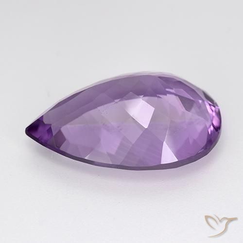 9,17 ctw natürlicher tiefviolett Amethyst, Birnenform, VS