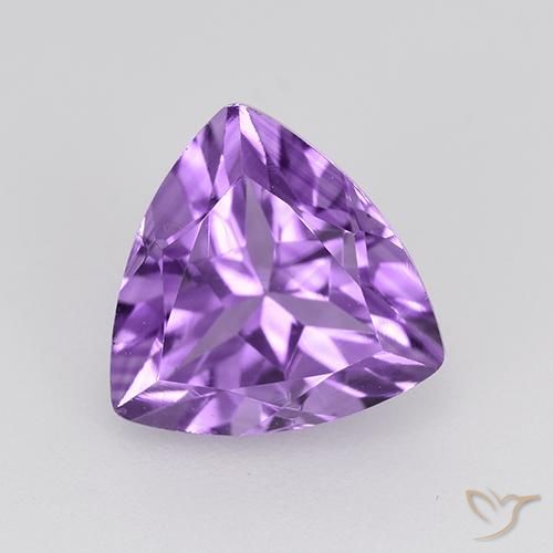 1.64ct Natürlicher Mittelviolett Amethyst, Trillion, VVS-VS