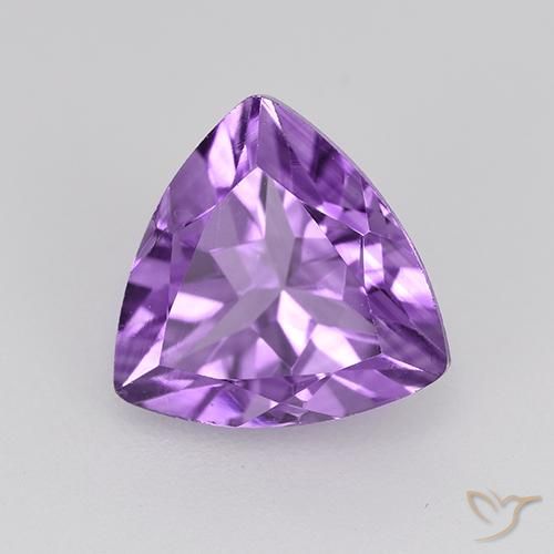 9,17 ctw natürlicher Mittelviolett Amethyst, Trillion, VVS-VS