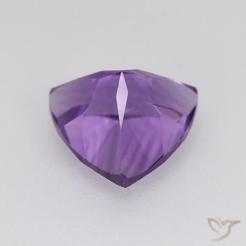 9,17 ctw natürlicher Mittelviolett Amethyst, Trillion, VVS-VS