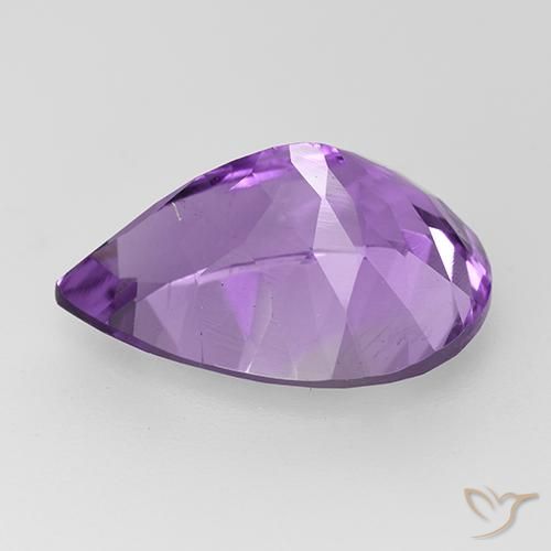 9,17 ctw natürlicher Lilaisch-violett Amethyst, Birnenform, VVS-VS
