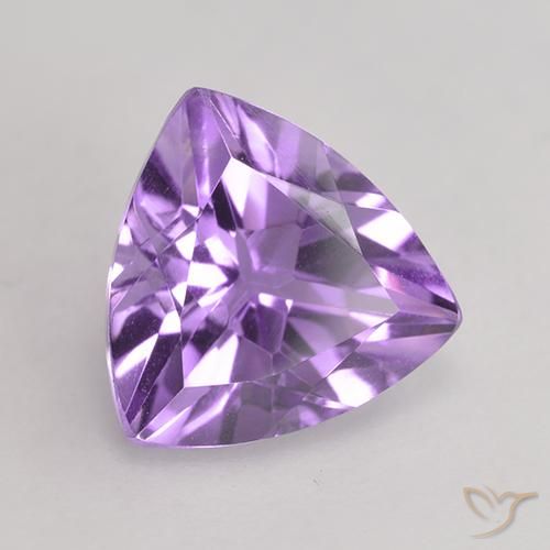 9,17 ctw natürlicher Rosaig-violett Amethyst, Trillion, VVS-VS