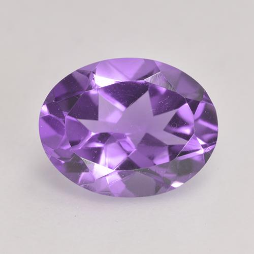 9,17 ctw natürlicher Mittelviolett Amethyst, Oval Schliff, VVS-VS