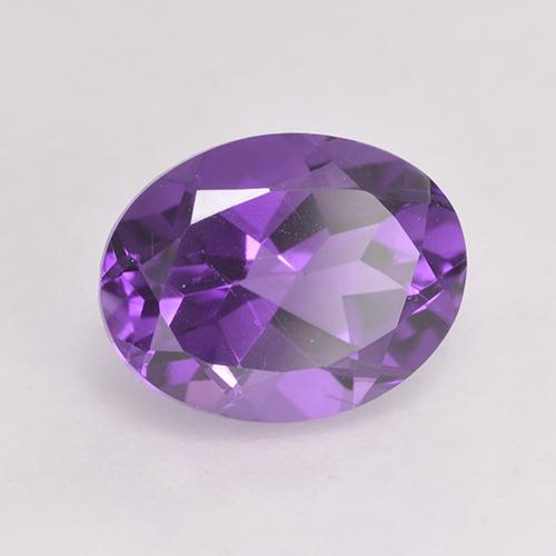 9,17 ctw natürlicher Intensives Violett Amethyst, Oval Schliff, VVS-VS