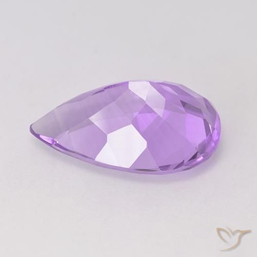 9,17 ctw natürlicher Mittelviolett Amethyst, Birnenform, VS