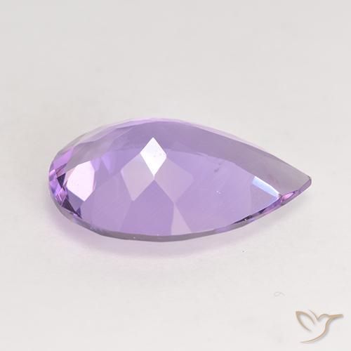 9,17 ctw natürlicher Mittelviolett Amethyst, Birnenform, VVS-VS