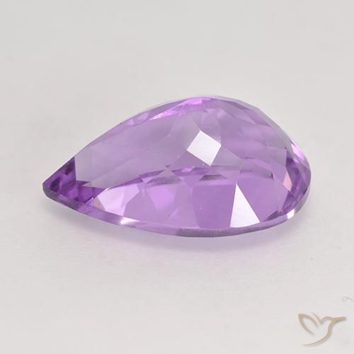 9,17 ctw natürlicher Mittelviolettes Violett Amethyst, Birnenform, VVS-VS