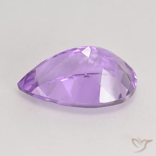 9,17 ctw natürlicher Mittelrosa Violett Amethyst, Birnenform, VVS-VS