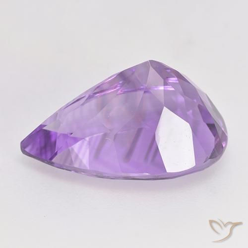 9,17 ctw natürlicher Mittelviolett Amethyst, Birnenform, VVS-VS