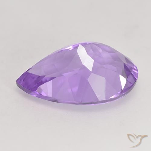 9,17 ctw natürlicher Rosaig-violett Amethyst, Birnenform, VVS-VS