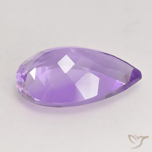 9,17 ctw natürlicher Mittelviolett Amethyst, Birnenform, VS