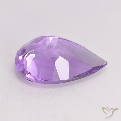 9,17 ctw natürlicher Mittelviolett Amethyst, Birnenform, VVS-VS