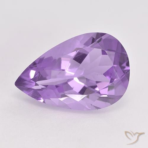 9,17 ctw natürlicher Mittelviolett Amethyst, Birnenform, VVS-VS