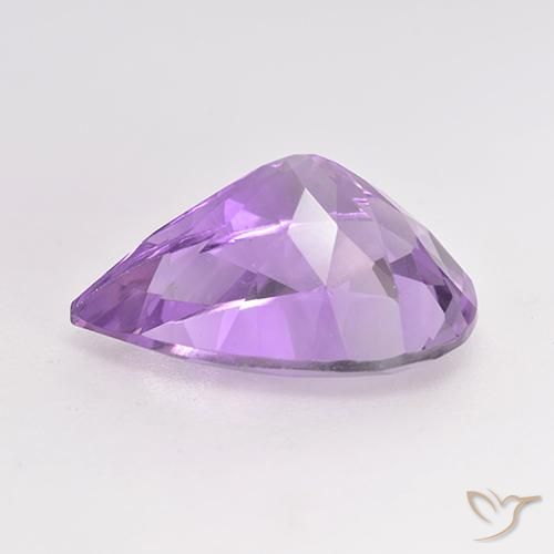 9,17 ctw natürlicher Rosaig-violett Amethyst, Birnenform, VVS-VS