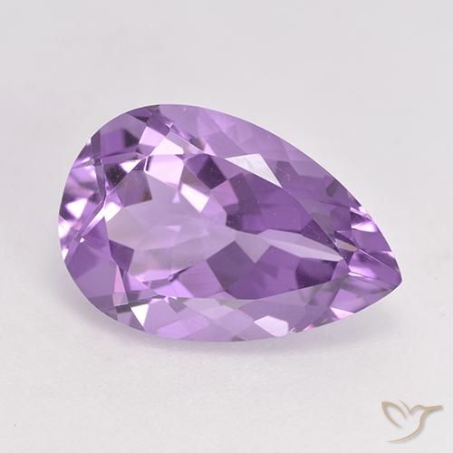 4.94ct Natürlicher Mittelviolett Amethyst, Birnenform, VVS-VS