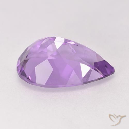 9,17 ctw natürlicher Mittelviolett Amethyst, Birnenform, VVS-VS