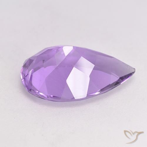 9,17 ctw natürlicher Mittelviolett Amethyst, Birnenform, VS