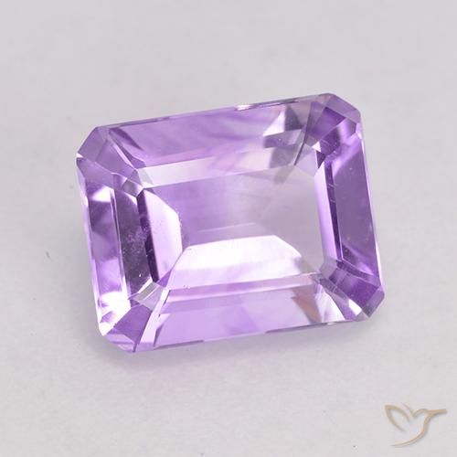 9,17 ctw natürlicher Hellrosa Violett Amethyst, Oktagonschliff, VVS-VS